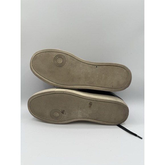 Mr. Hare x Cunninghams Black Leather Sneakers Men's Size 43 UK 9 / US 10 - Picture 7 of 8